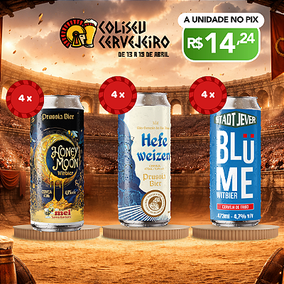 Duelo de Cervejas de trigo – 12 Latas