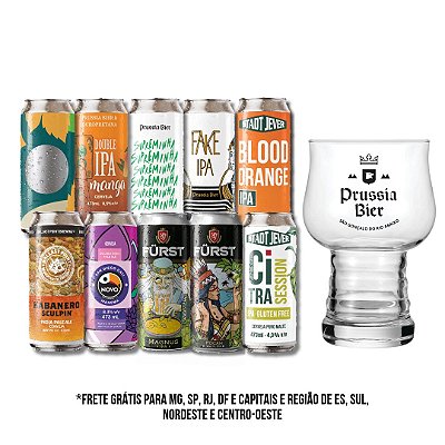 10 IPAs + Copo Hop Master 460ml