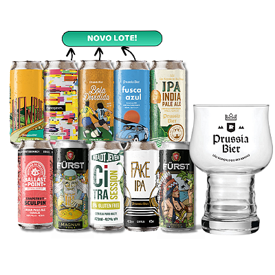 10 IPAs + Copo Hop Master 460ml