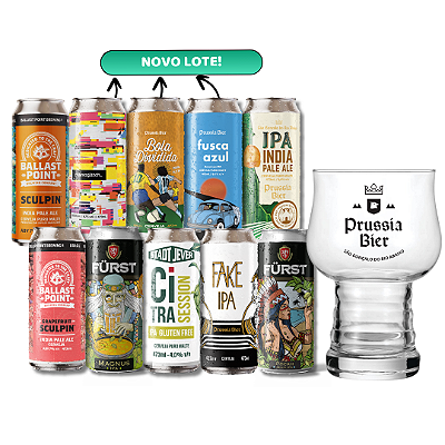 10 IPAs + Copo Hop Master 460ml