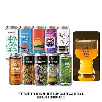10 IPAs + Copo Hop Master 460ml