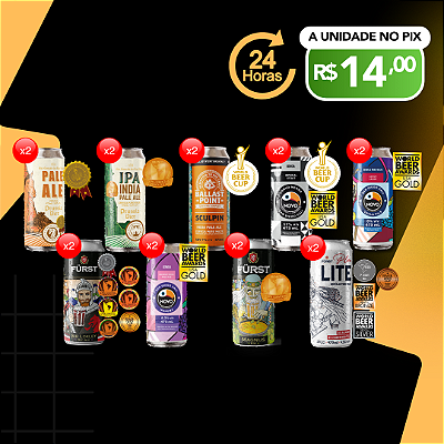 Medalhistas – Cervejas Premiadas – 18 Latas