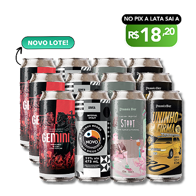 Degustação de Stouts – 12 Latas