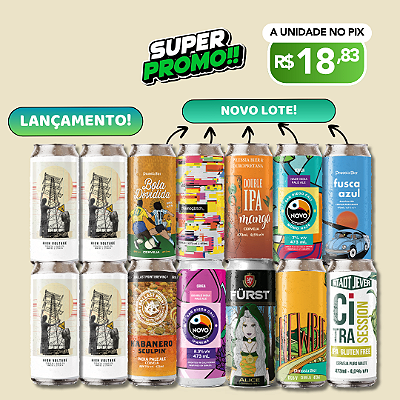 Super Promo High Voltage Quad IPA Mix IPAs – 14 Latas
