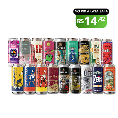 Tudão – Uma lata de cada - 18 latas