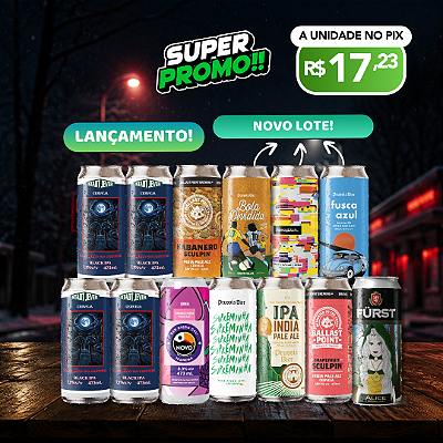 Super Promo Mix IPAs - 13 latas