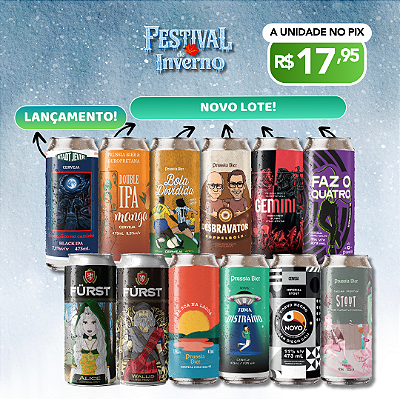 Cervejas Pancadas – cervejas fortes – 12 latas