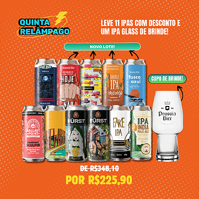 Quinta Relampago – 11 IPAs + IPA Glass