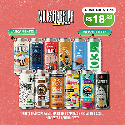 IPAs Novos lotes – 12 latas