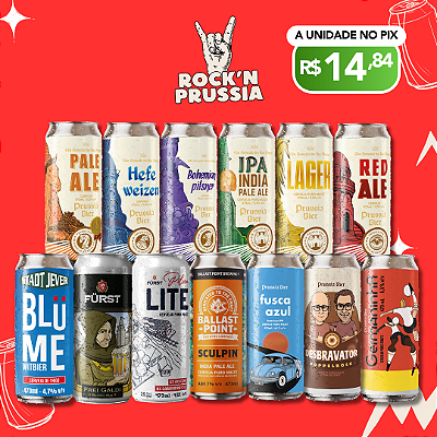 Classic Rock- Cervejas Classicas – 13 Latas