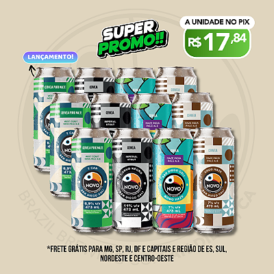 Super Promo Novo Brazil - 12 latas
