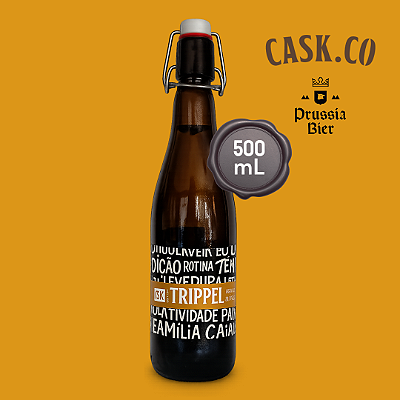 Cerveja (Trippel) Casko.co Unidade - Garrafa 500ml