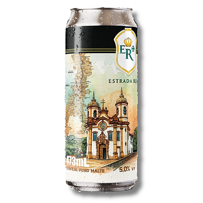 Cerveja Estrada Real (Hop Lager) Prussia Bier unidade - Lata 473ml