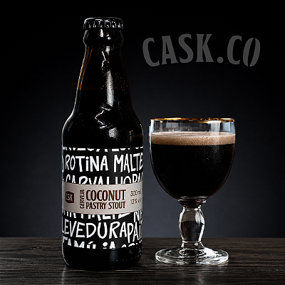 Cerveja (Coconut Pastry Stout) Cask.co unidade - Garrafa 300ml
