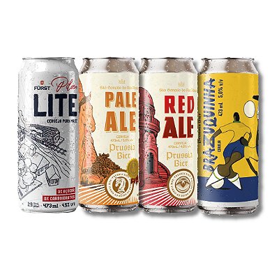 4 cervejas - *O desconto no valor integral é aplicado abaixo