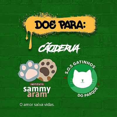 Doação Cão de Rua - Adicione ao carrinho para doar R$20,00