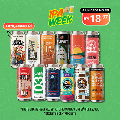 IPAs Alto Teor Alcoólico - 12 Latas