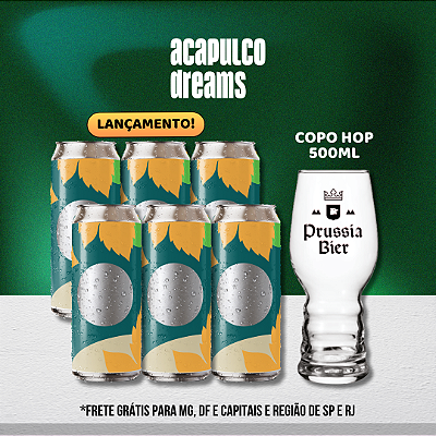 Acapulco Dreams WC IPA - Suricato + Prussia com Copo Hop – 6 Latas