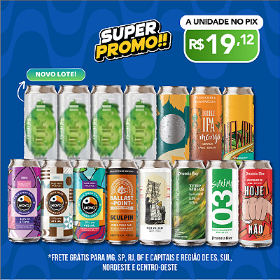 Super Promo As mais mais - Mix IPAs - 15 Latas