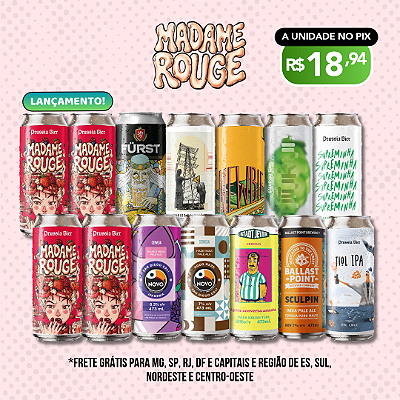 Super Promo MIX IPAs - Madame Rouge - Red IPA - 14 Latas