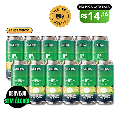 IPA Sem Álcool - 12 Latas