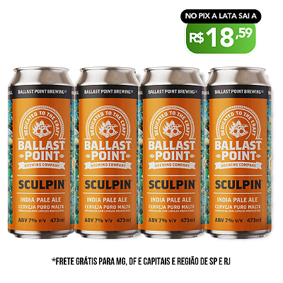 Ballast Point Sculpin (IPA) - 4 Latas