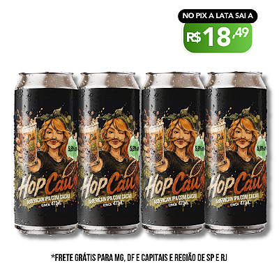 Hopcau (IPA com Cacau) - 4 Latas