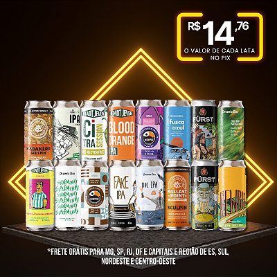 IPA Lover - só IPAs - 16 Latas
