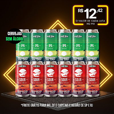 Kit Sem Álcool - 12 Latas