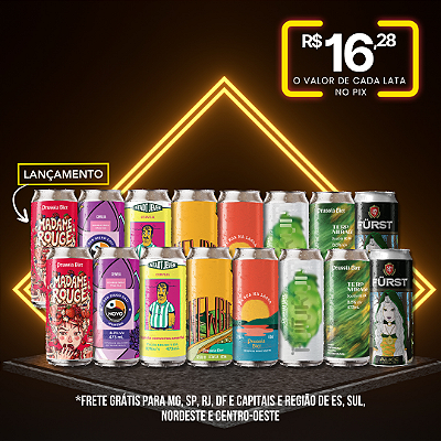 IPAs Fortes - Pancadas - 16 Latas