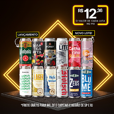 Cervejas Leves - 12 Latas