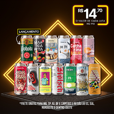 Lançamentos + Retornos de sucesso – 13 Latas