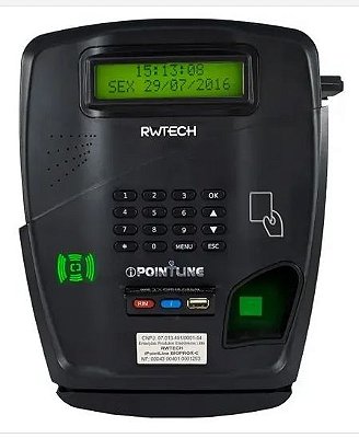 Relógio De Ponto Rwtech BioProx-C (Biometria + Proximidade+Senha)