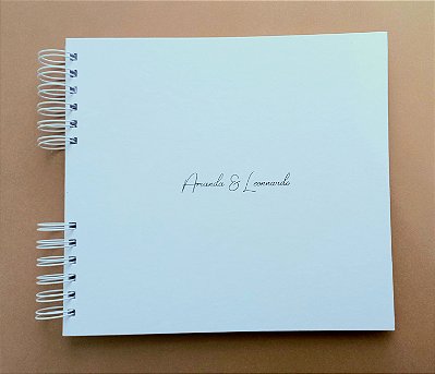 Guestbook Branco com Texto M