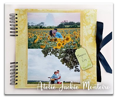 Guestbook Casamento Fundo Scrap II