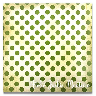 Papel MM Green Glitter Dot Noel