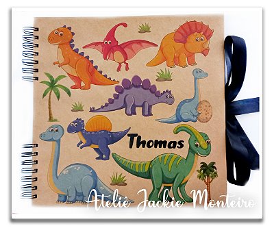 Álbum de Fotos e Scrapbooking  Kraft Dino G