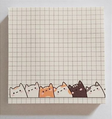 Bloquinho Post it Gatinhos