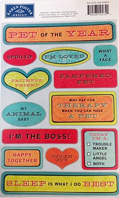 Adesivo Pet of the Year