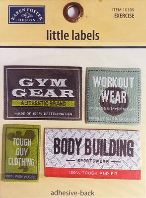 Adesivos Little Labels Exercise