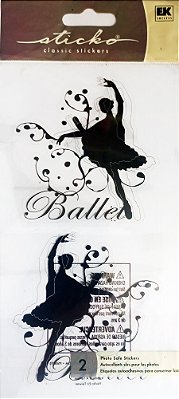Adesivo Silhouette Bailarinas
