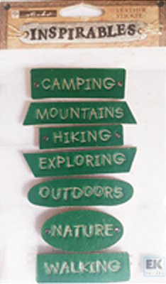 Adesivo de Couro Camping