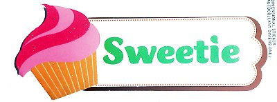 Adesivo Dimensional Sweetie