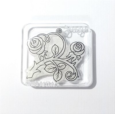 Carimbo de Acrílico Rosas