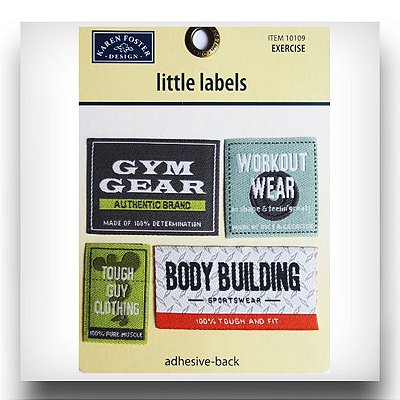Adesivos Little Labels Exercise