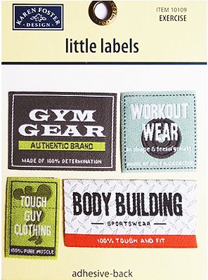 Adesivos Little Labels Exercise