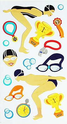 Adesivos Swim Team
