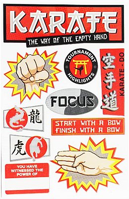 Adesivos Karatê