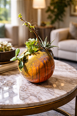 Vaso Esfera Suculenta Sol