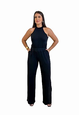Conjunto  Maria Paes Calça e Blusa Preto